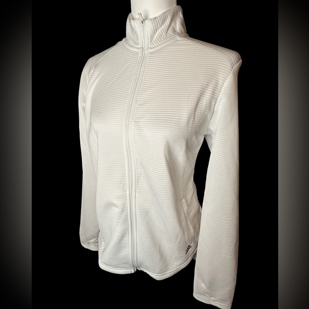 ADIDAS Golf jacket, white . Size large NWT